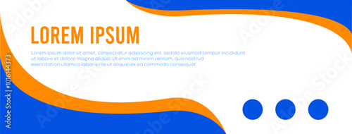 Facebook cover blue and mix it with orange