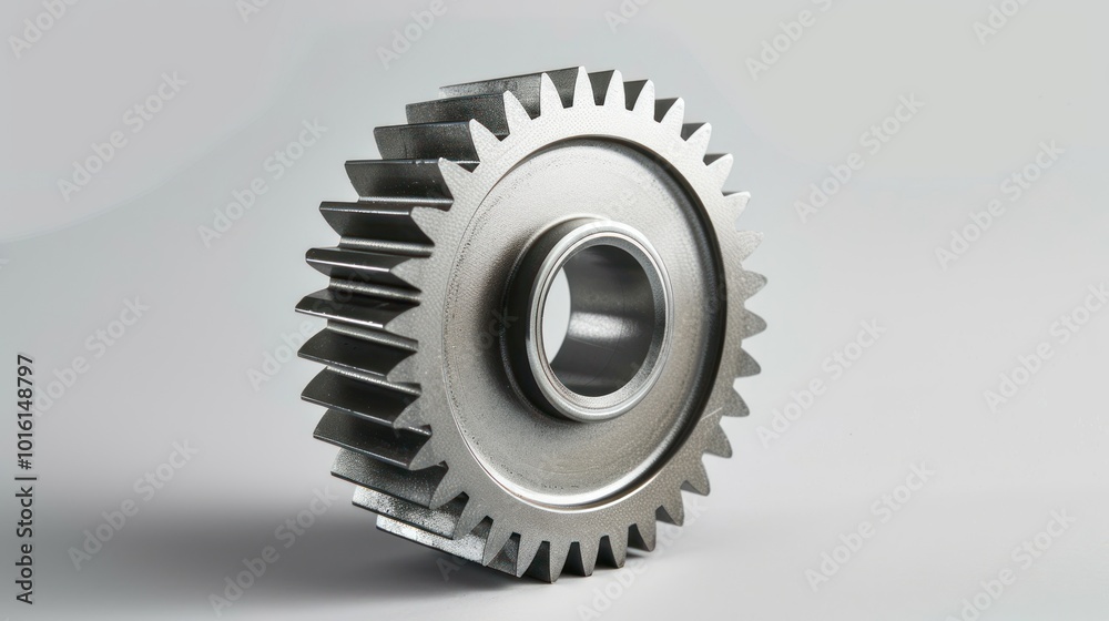 A Single Metal Gear with Sharp Teeth A Single Metal Gear with Sharp Teeth