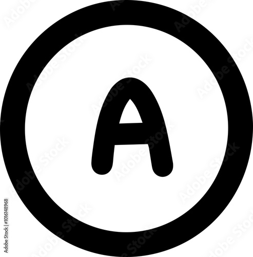 electrical circuit symbols icon ammeter