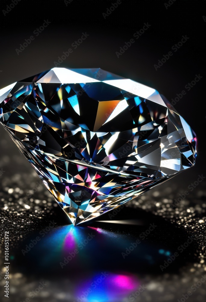 detailed close brilliant diamond showcasing its intricate surface capturing reflections dazzling light plays, sparkle, shine, luster, facets, clarity detailed close brilliant diamond showcasing its intricate surface capturing reflections dazzling light plays, sparkle, shine, luster, facets, clarity