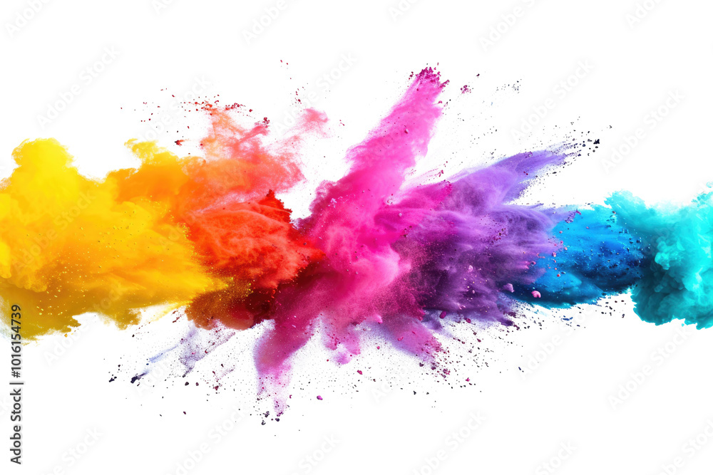 rainbow gradient paint color powder explosion isolated on white or transparent png rainbow gradient paint color powder explosion isolated on white or transparent png