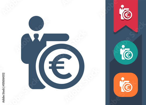 Investing, Investment, Businessman, Investor Icon