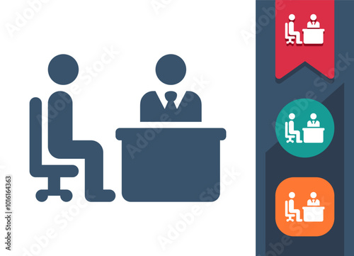 Job Interview, Meeting Icon