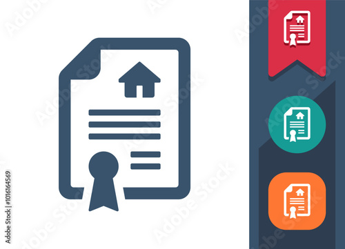 Lease, Mortgage, Contract Icon