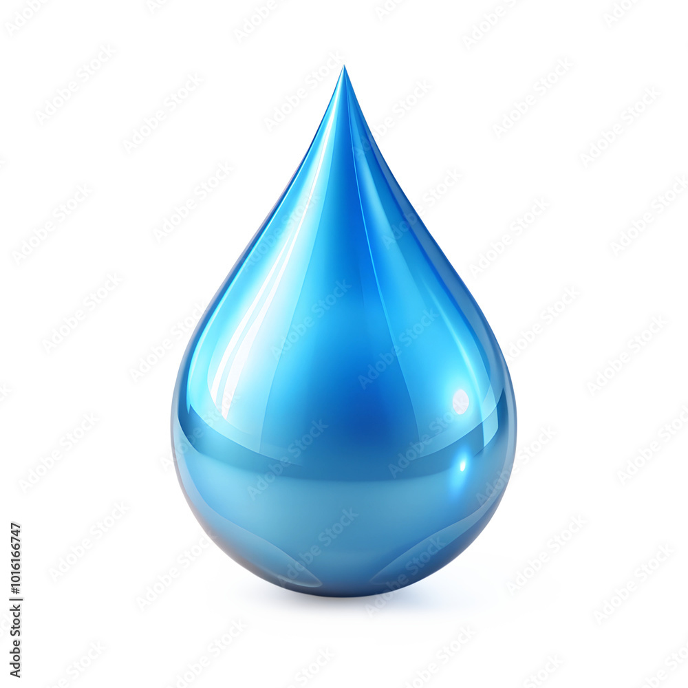 3d Drop of water icon isolated on transparent white background 3d Drop of water icon isolated on transparent white background