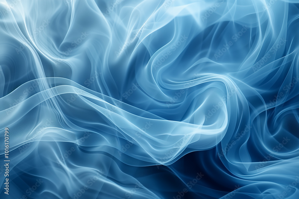 Obraz premium Abstract blue wave background