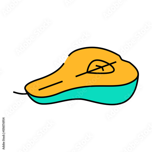 pear conference cut line icon vector. pear conference cut sign. isolated symbol illustration