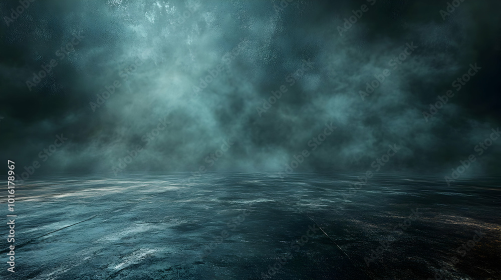 Abstract Background with Smoke and Dark Blue Colors Abstract Background with Smoke and Dark Blue Colors