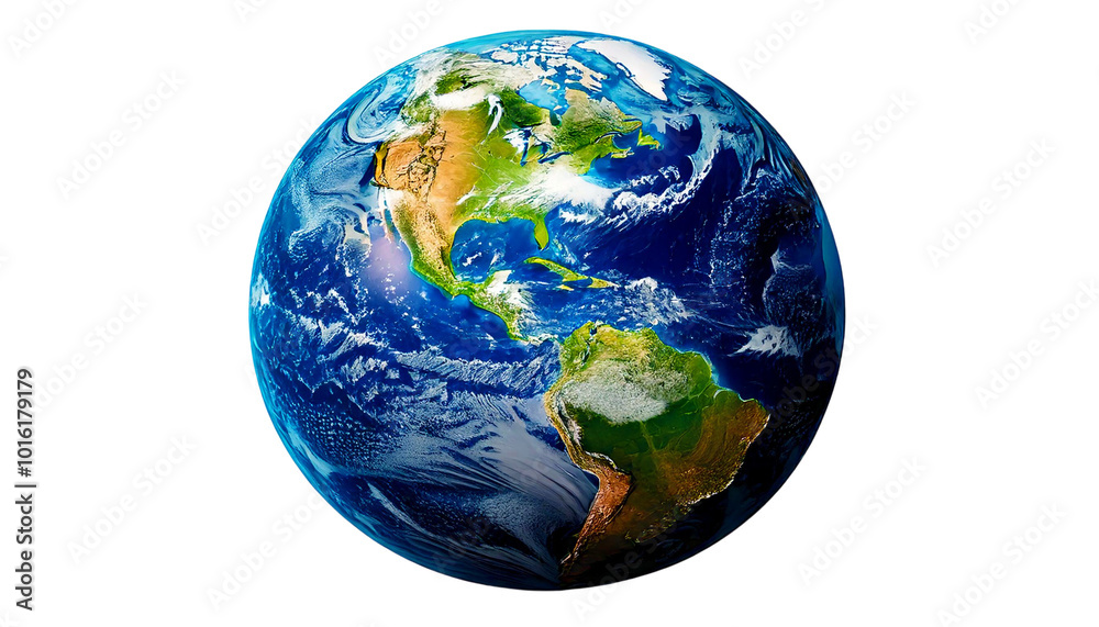 3D Earth A Celestial Sphere on a Pristine Canvas 3D Earth A Celestial Sphere on a Pristine Canvas