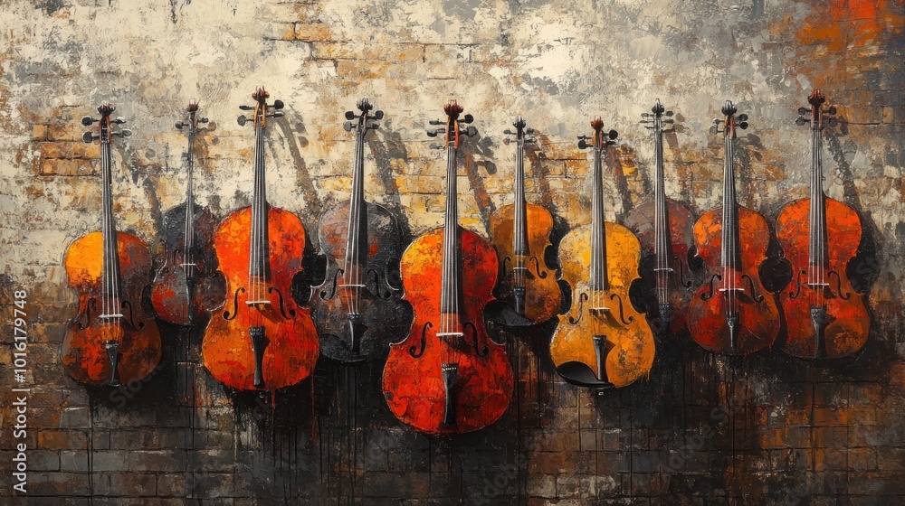 Naklejka premium Cello Ensemble