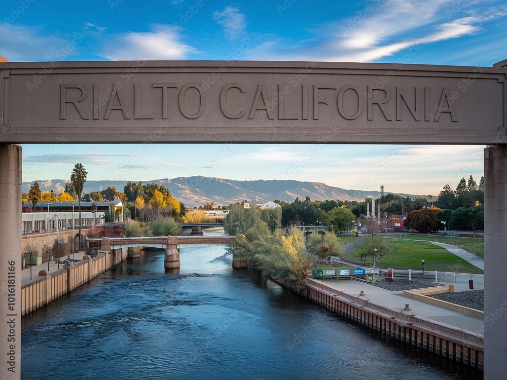 Naklejka premium Rialto California, Rialto, California, Rialto CA