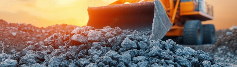 Fototapeta premium Tin mine using gravel pumps and shaking tables for tin extraction, mine, tin mining