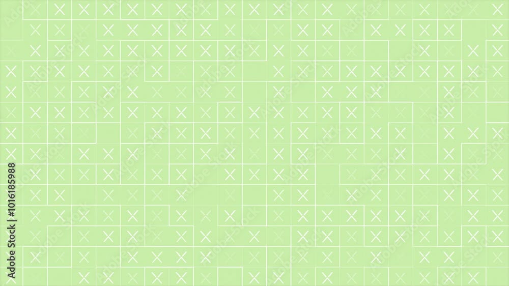 Lime green color square box and cross pattern appearing and disappearing modern design loop able geometrical background Lime green color square box and cross pattern appearing and disappearing modern design loop able geometrical background