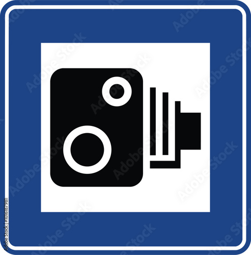 Electronic control system, Information signs, Road signs in Turkey. Standard traffic signs on Turkish highways. (Turkish: Elektronik Denetleme Sistemi, Karayolları standart trafik işaret levhaları)