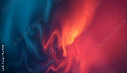 Colorful Abstract Gradient With Smooth Fluid Motion