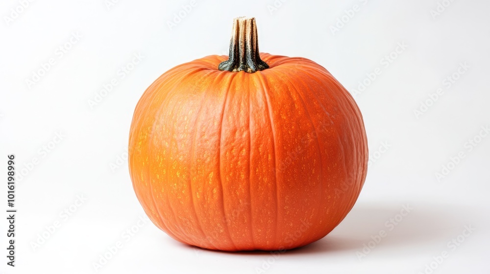 whole ripe pumpkin on white background whole ripe pumpkin on white background
