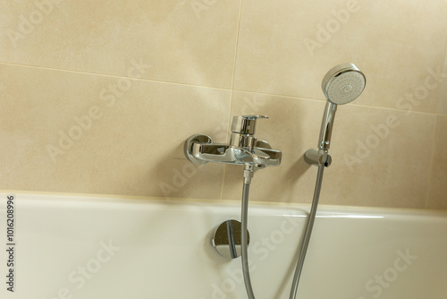 Chrome Bathroom Faucet and ...