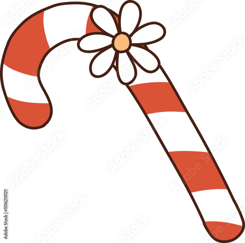 Groovy candy cane
