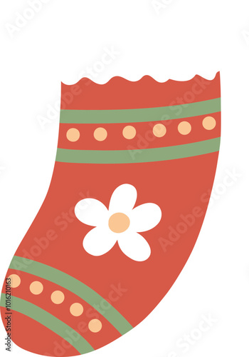 Red Christmas sock
