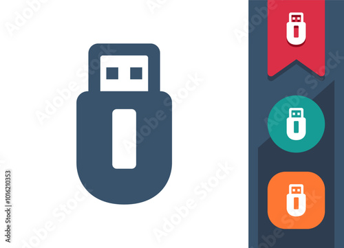 Memory Stick, Flash Drive Icon