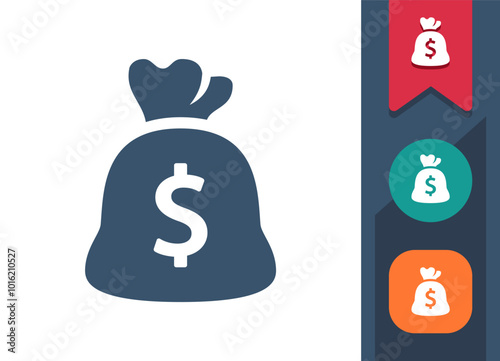 Money Bag, Moneybag - Dollar Icon