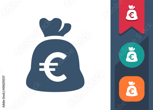 Money Bag, Moneybag - Euro Icon