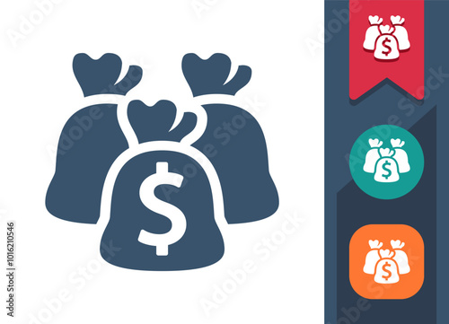 Money Bag, Moneybag - Dollar Icon