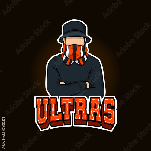 ultras mascot illustration