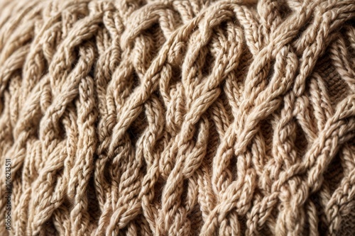 a close up of a knitting pattern