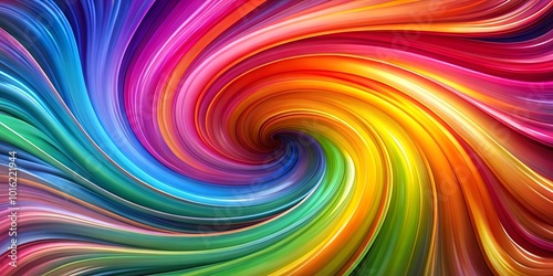 A vibrant swirl of color, with smooth lines and a captivating depth, creating a mesmerizing visual experience.