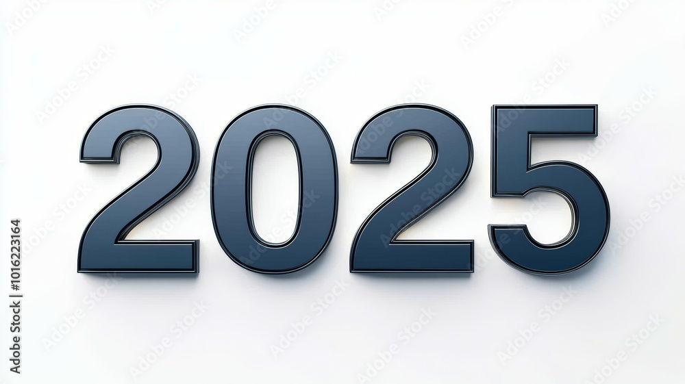 The year 2025 displayed in bold, stylized numerals on a clean, light background, representing a future perspective in design and marketing contexts The year 2025 displayed in bold, stylized numerals on a clean, light background, representing a future perspective in design and marketing contexts