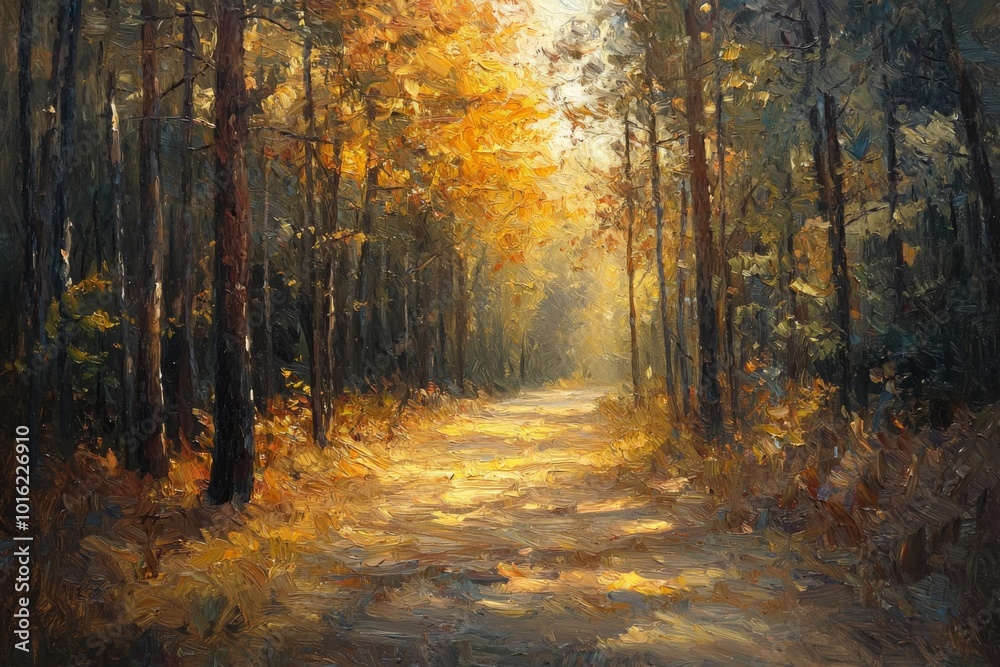 Obraz premium Abstract oil painting illustration background created with Generative AI