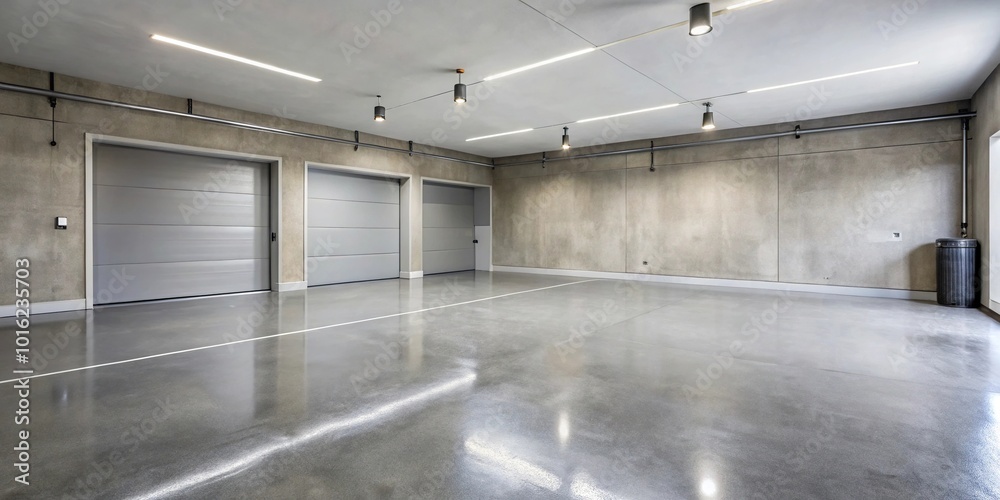 grey cement floor in a garage grey cement floor in a garage