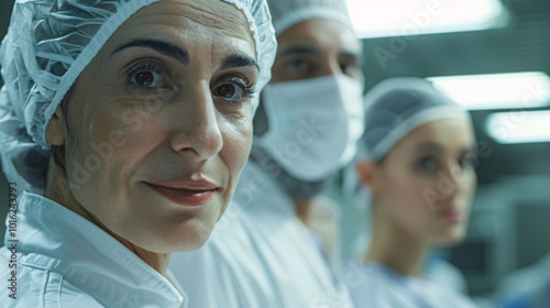 A closeup of a surgical incision on a patient's skin, with a focus on the scalpel and medical instruments used during the operation