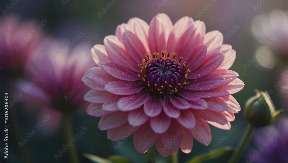A closeup of a vibrant flower