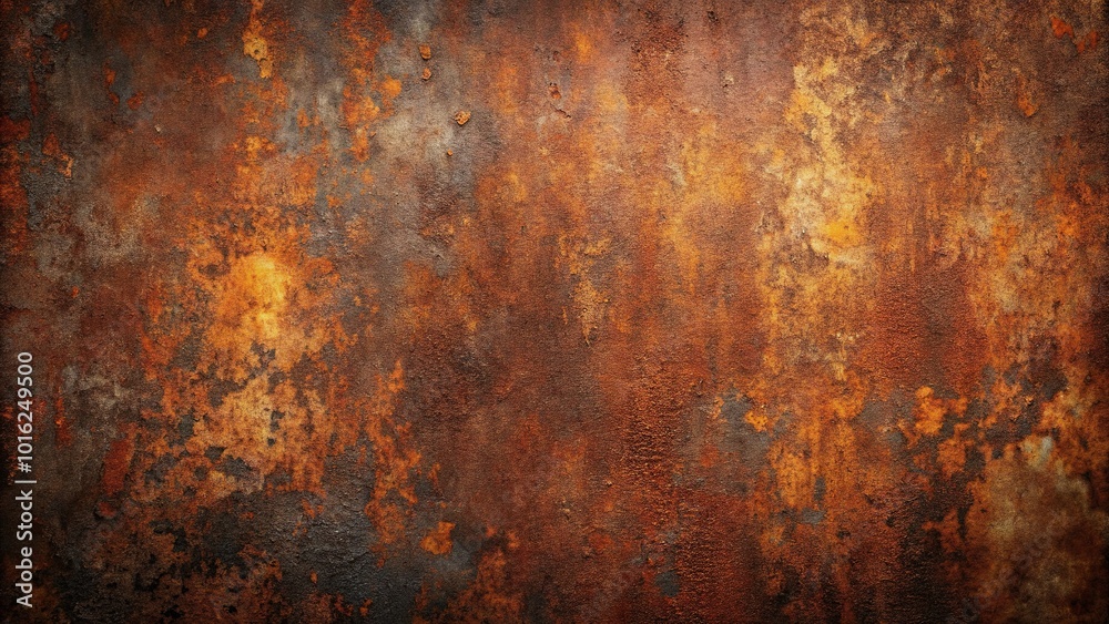Grunge texture of a rusty metal black background Panoramic