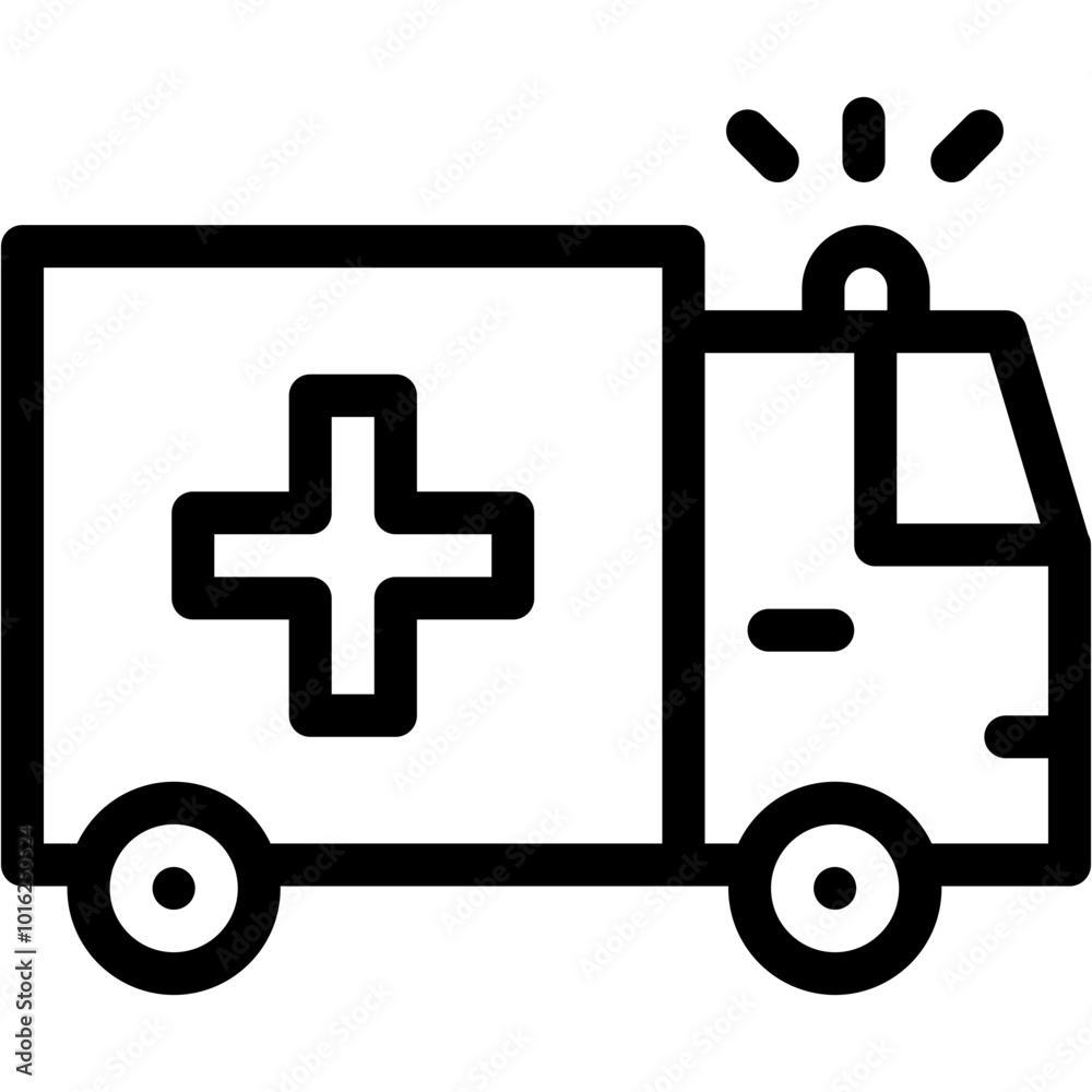 Vector Icon Ambulance, Healthcare And Medical, Automobile, Emergency, Ambulance Vector Icon Ambulance, Healthcare And Medical, Automobile, Emergency, Ambulance