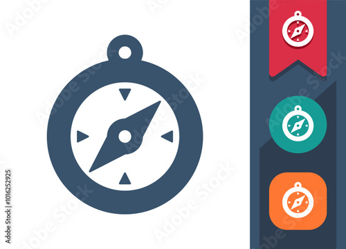 Navigation Compass, Direction Icon