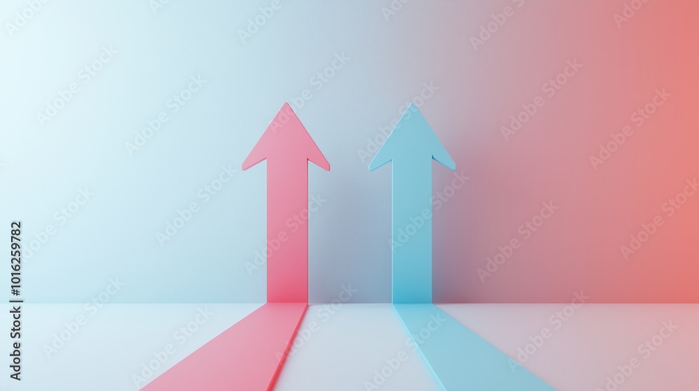 Minimal Arrows Racing Upward with Crossing Paths Minimal Arrows Racing Upward with Crossing Paths