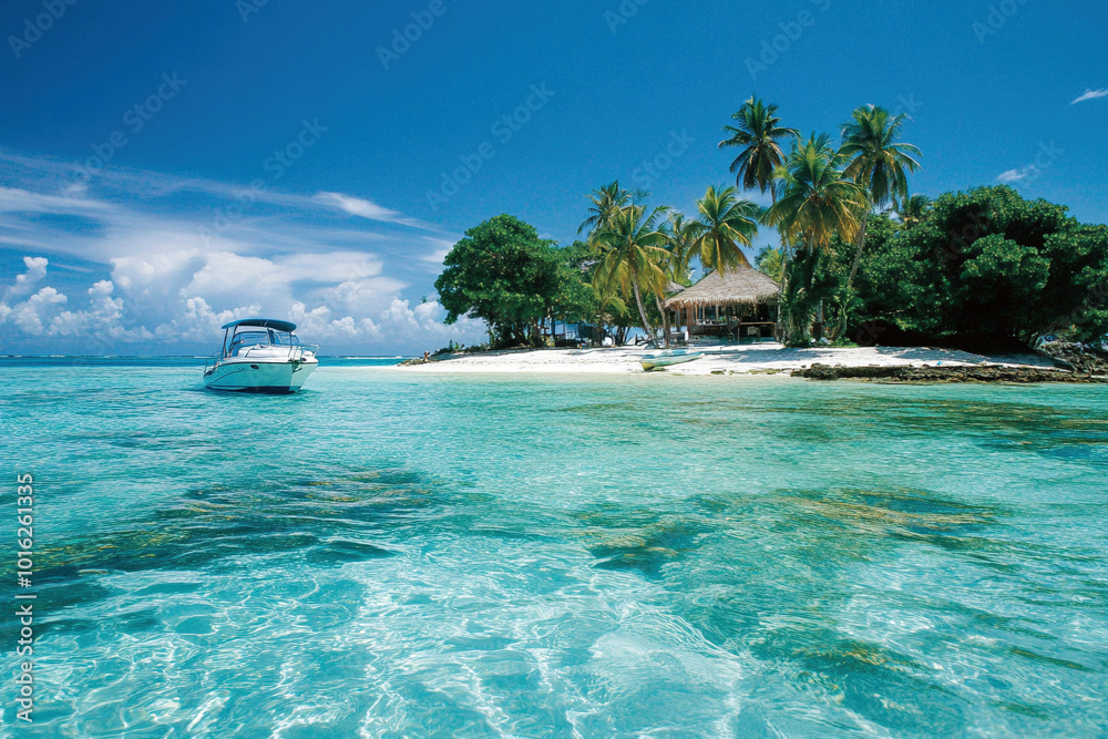 Fototapeta premium Holiday Beach Caribbean