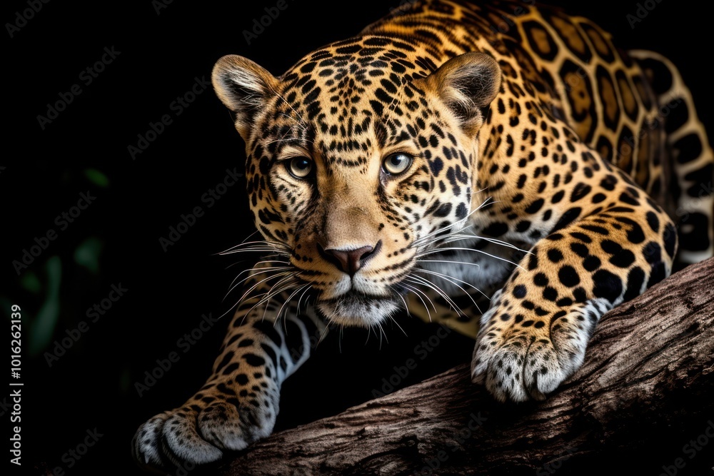 Fototapeta premium Wildlife leopard animal mammal.