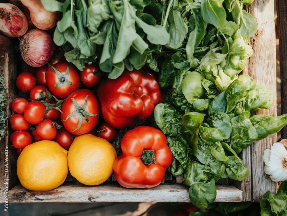 Fresh Organic Vegetables and Fruits