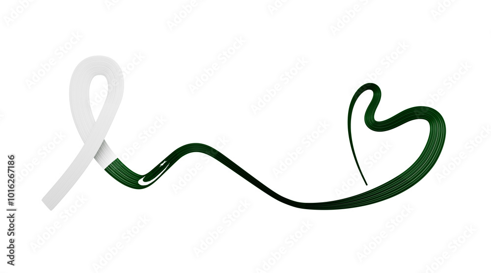 Pakistani flag heart shaped wavy ribbon. 3d illustration.
Pakistani flag heart shaped wavy ribbon. 3d illustration.