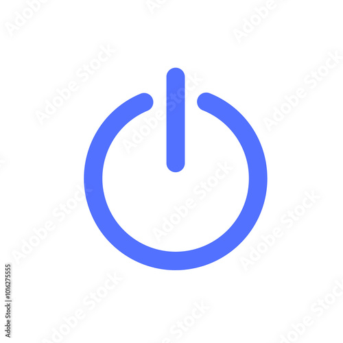 Flat Blue Login Logout Icon PNG