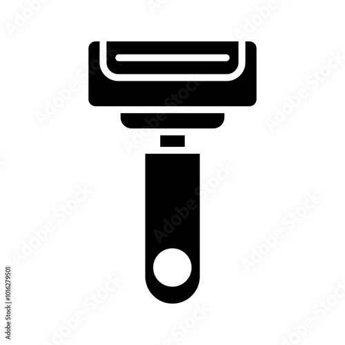 Razor blade glyph icon