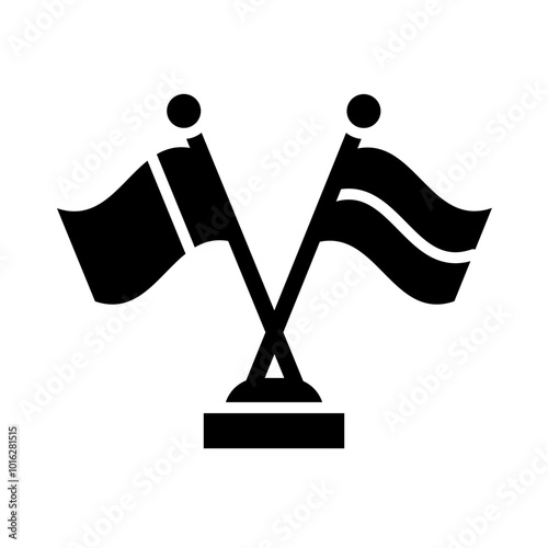 Diplomacy glyph icon