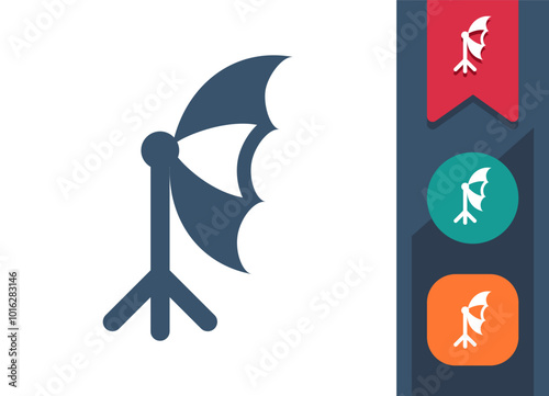 Photo Equipment, Lighting Umbrella Icon