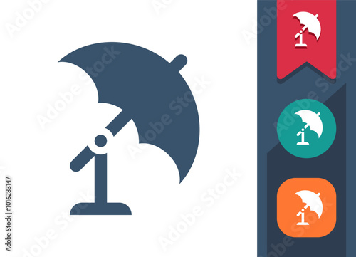 Photo Equipment, Lighting Umbrella Icon
