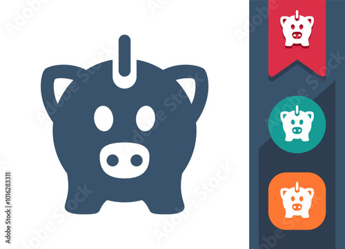 Piggy Bank, Piggybank, Savings Icon