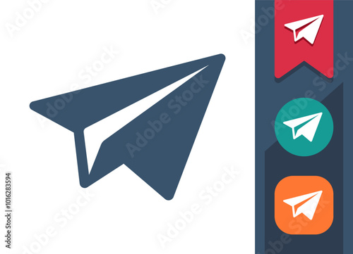 Paper Plane, Instant Message Icon